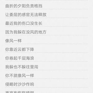 像风一样,就像我们不曾亏欠过对方 薛之谦加油